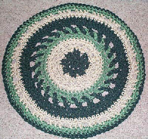 Crochet - Crochet Rug Patterns - Scrap Yarn Rug